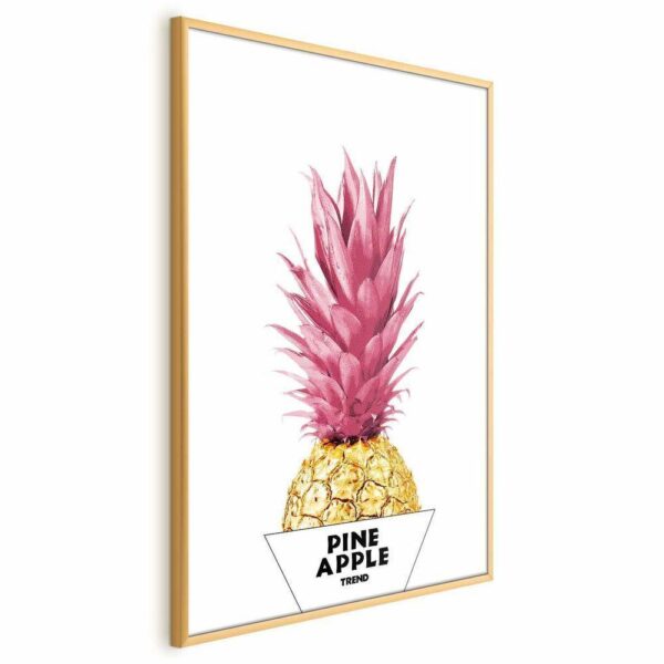 Plakat - Złoty ananas