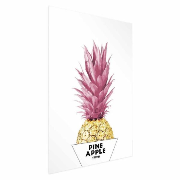 Plakat - Złoty ananas