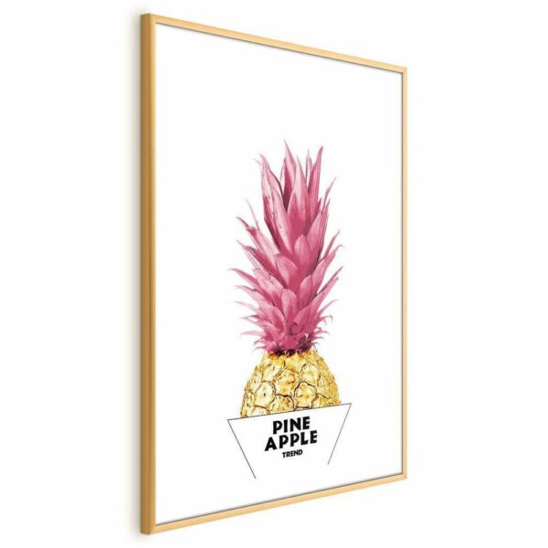 Plakat - Złoty ananas