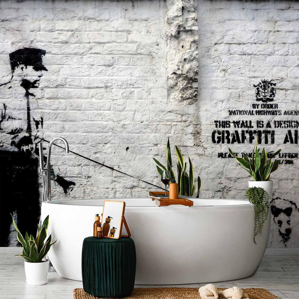 Fototapeta - Banksy - Graffiti Area