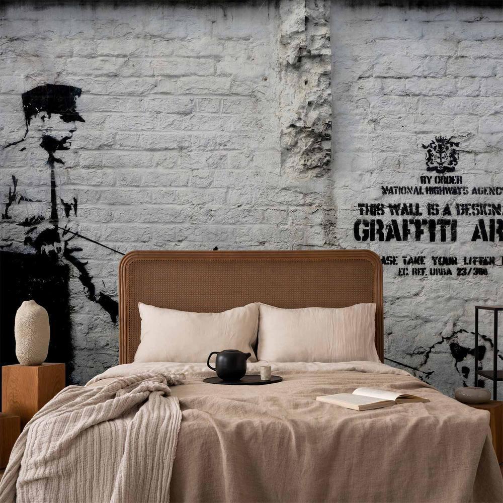 Fototapeta - Banksy - Graffiti Area