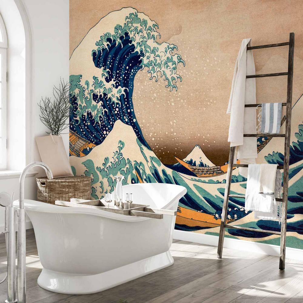 Fototapeta - Hokusai: Wielka fala w Kanagawie (Reprodukcja)