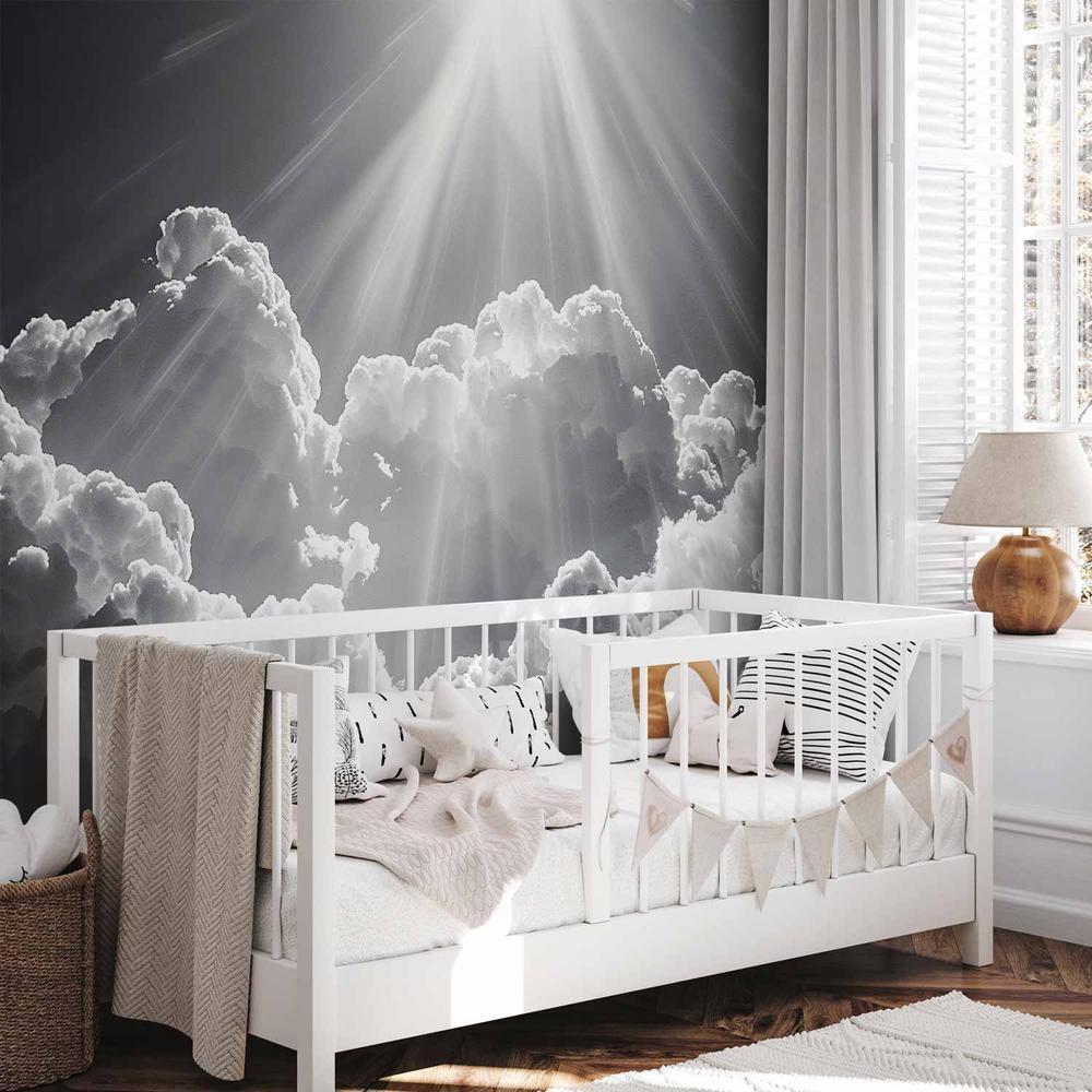 Fototapeta - Nadzieja w chmurach: Inspirujące promienie słońca – przebudź emocje