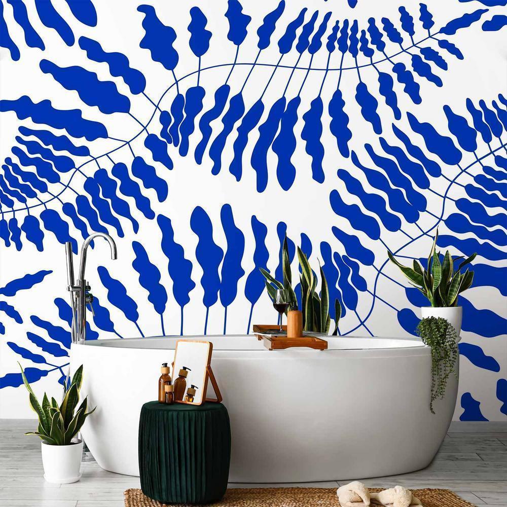 Fototapeta - Niebieska paproć