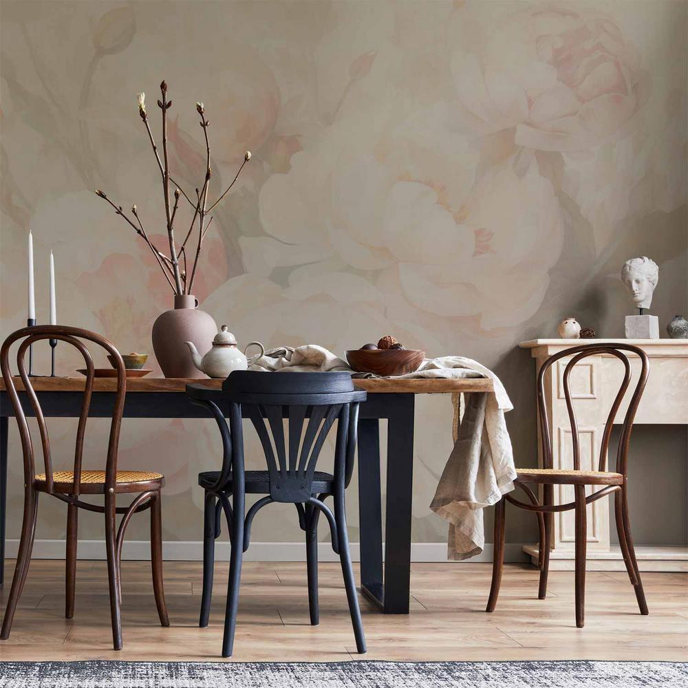 Fototapeta - Piwonie we mgle