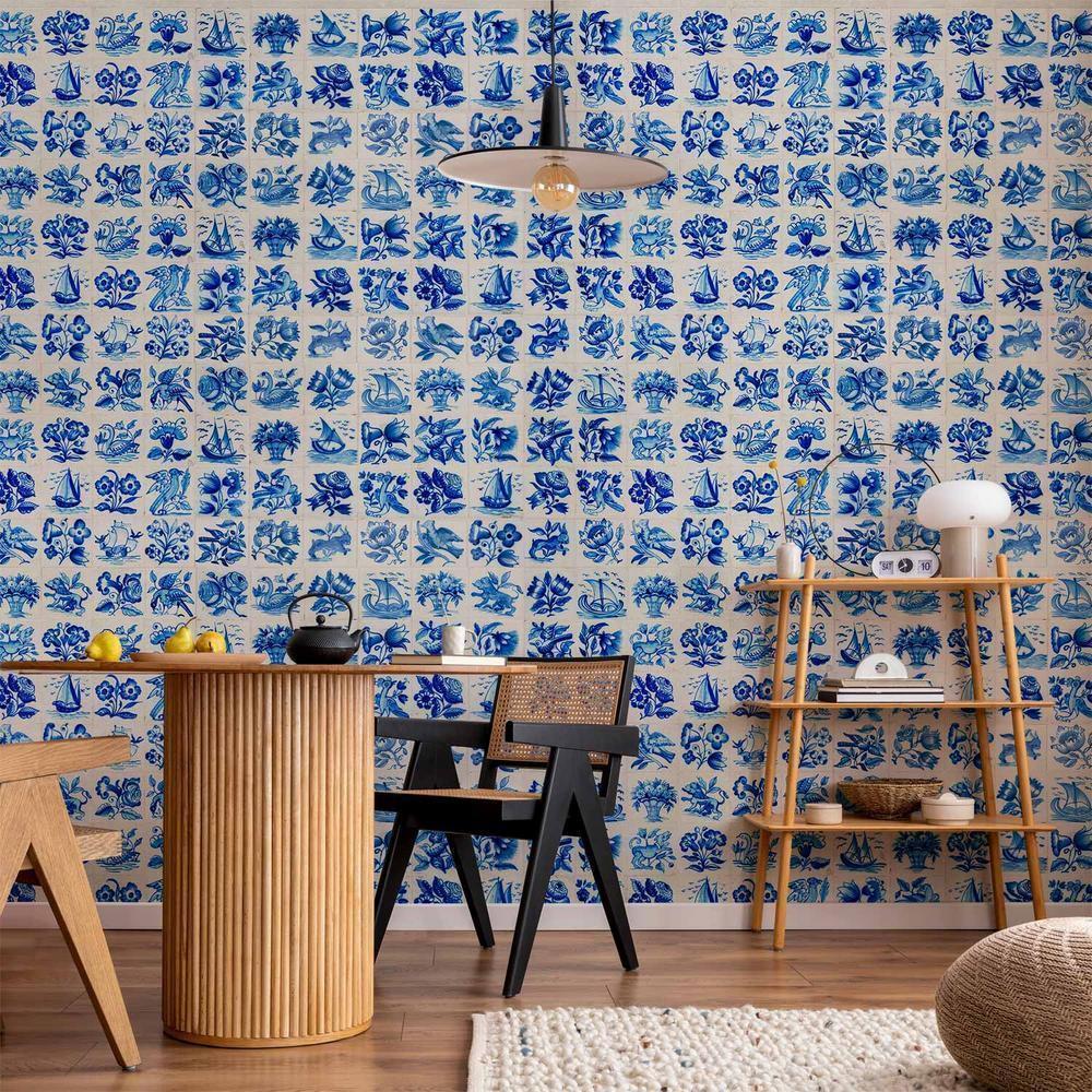 Fototapeta - Płytki azulejos - tradycyjne ceramiczne portugalskie kafle