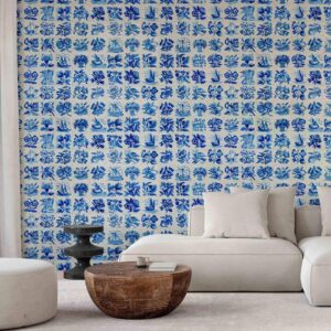 Fototapeta - Płytki azulejos - tradycyjne ceramiczne portugalskie kafle