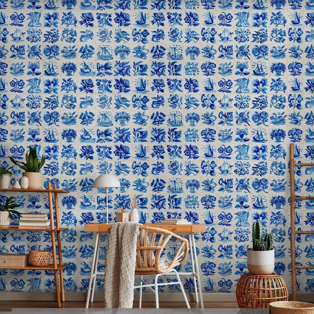 Fototapeta - Płytki azulejos - tradycyjne ceramiczne portugalskie kafle