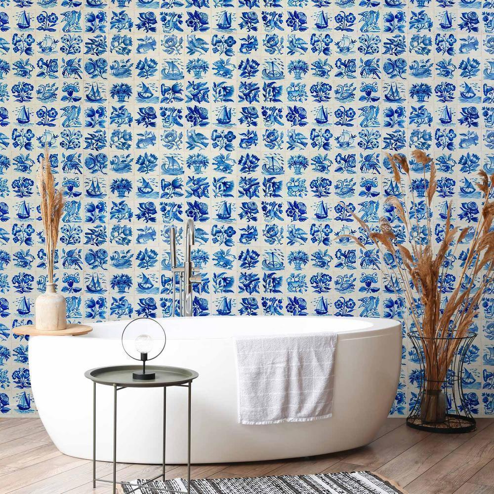 Fototapeta - Płytki azulejos - tradycyjne ceramiczne portugalskie kafle
