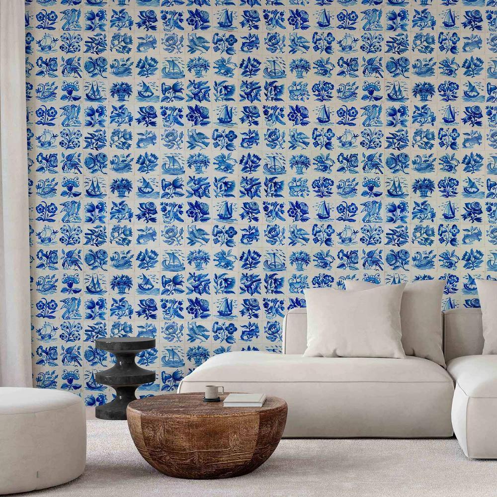 Fototapeta - Płytki azulejos - tradycyjne ceramiczne portugalskie kafle