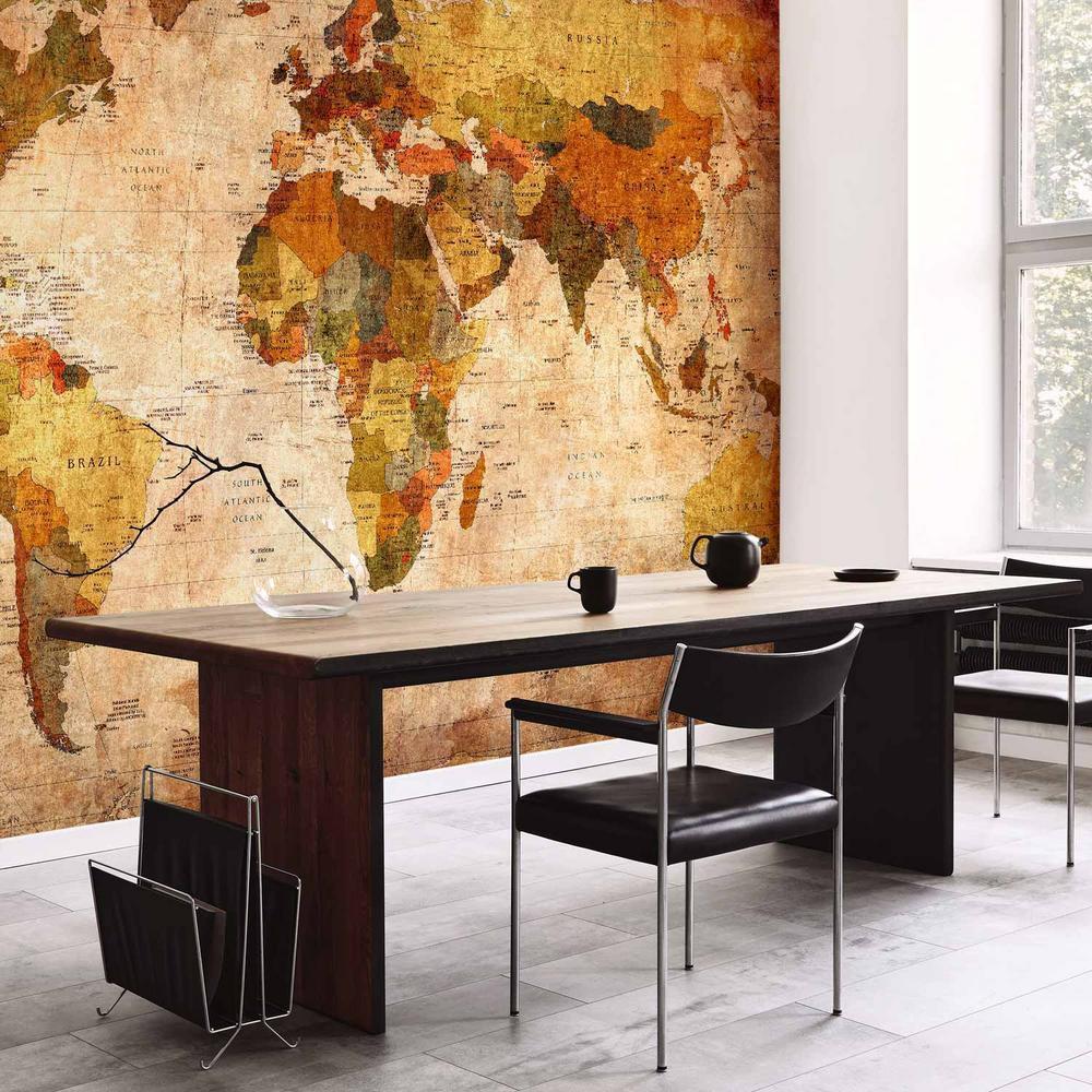 Fototapeta - Stara mapa świata