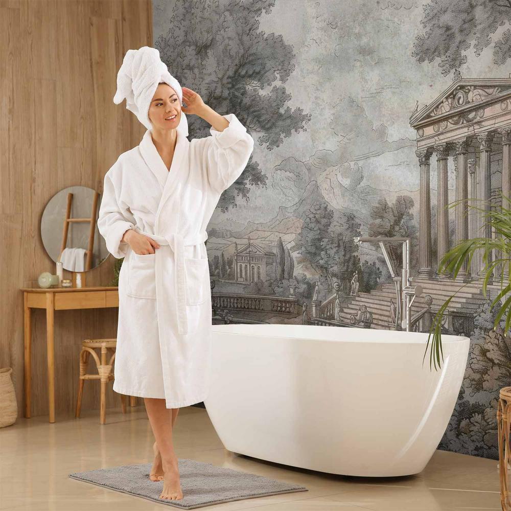 Fototapeta - Świątynia na wzgórzu - grecka architektura w stonowanej kolorystyce