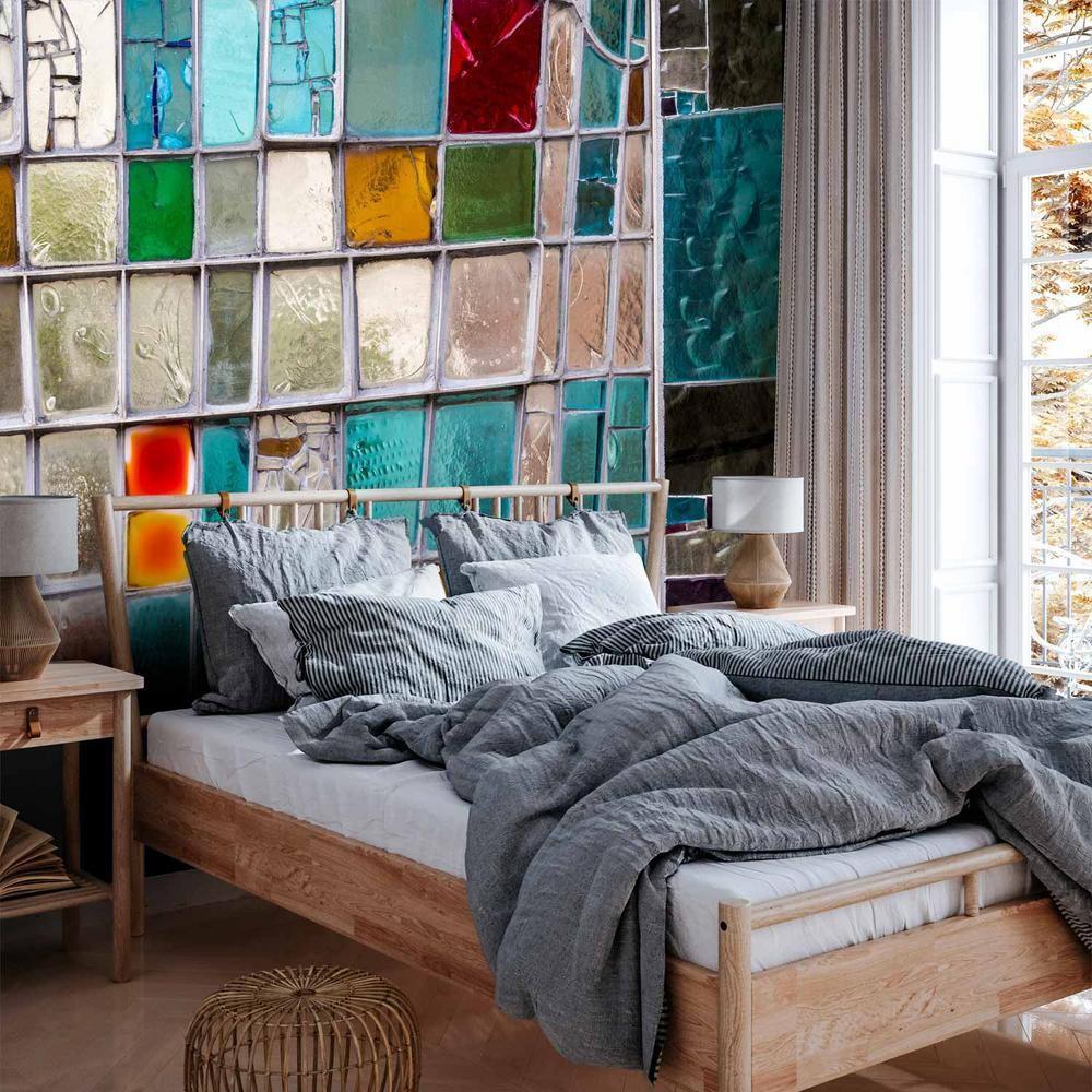 Fototapeta - Szafirowy witraż