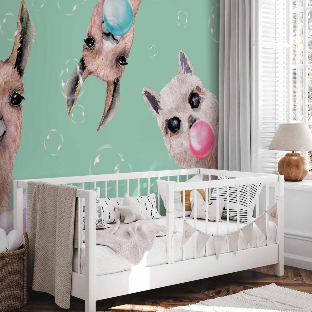 Fototapeta - Szalone lamy