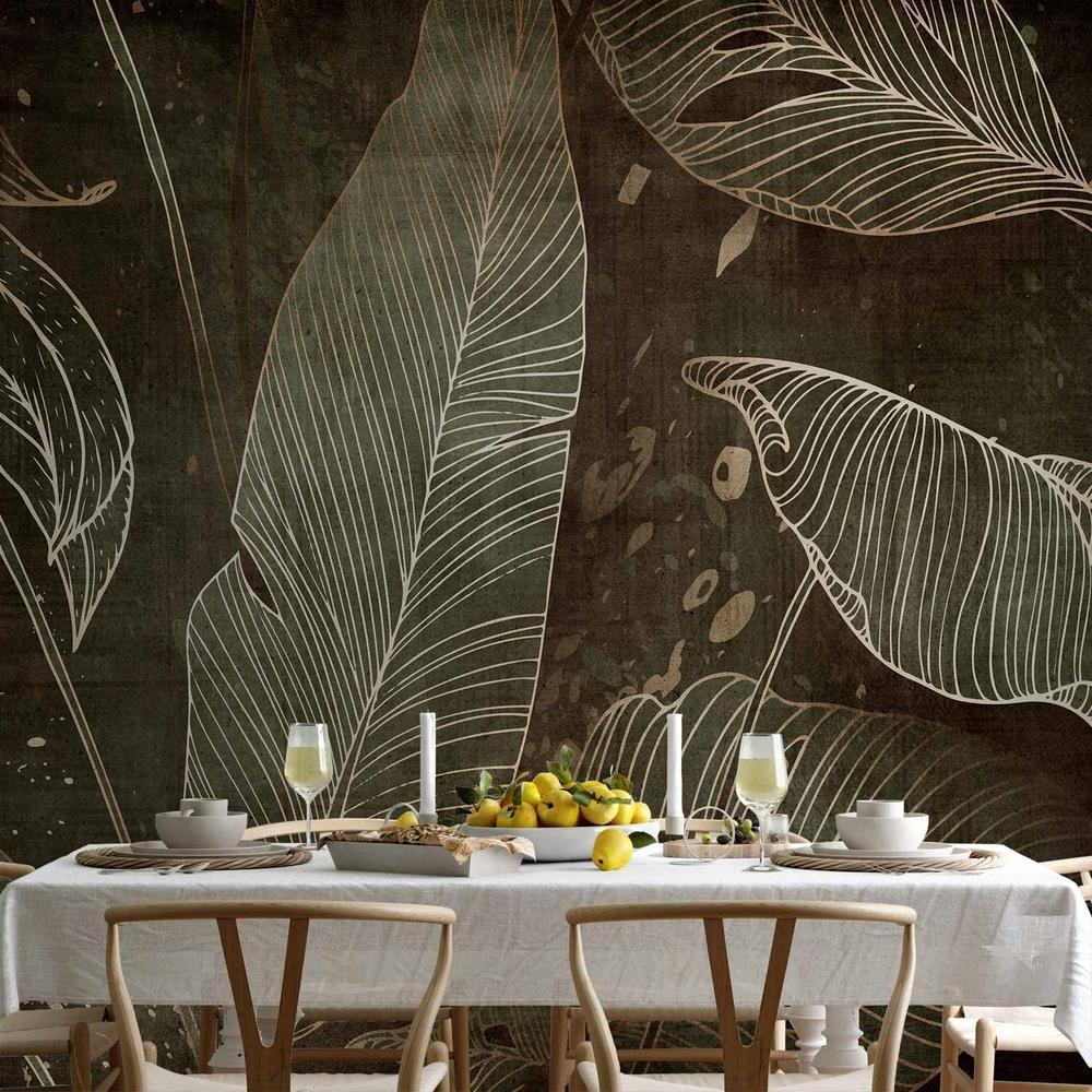 Fototapeta - W labiryncie liści