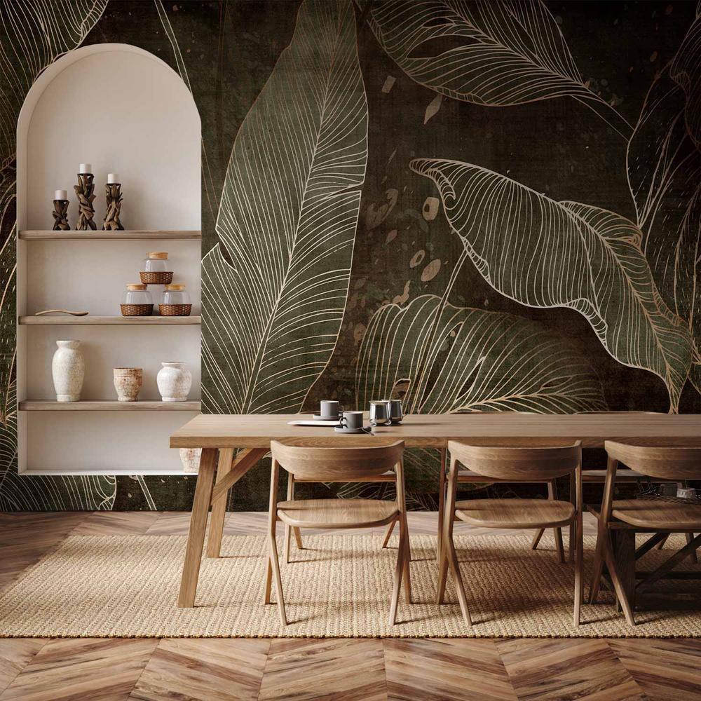 Fototapeta - W labiryncie liści