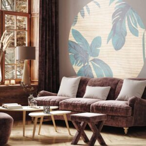 Fototapeta okrągła - Mglisty tropik