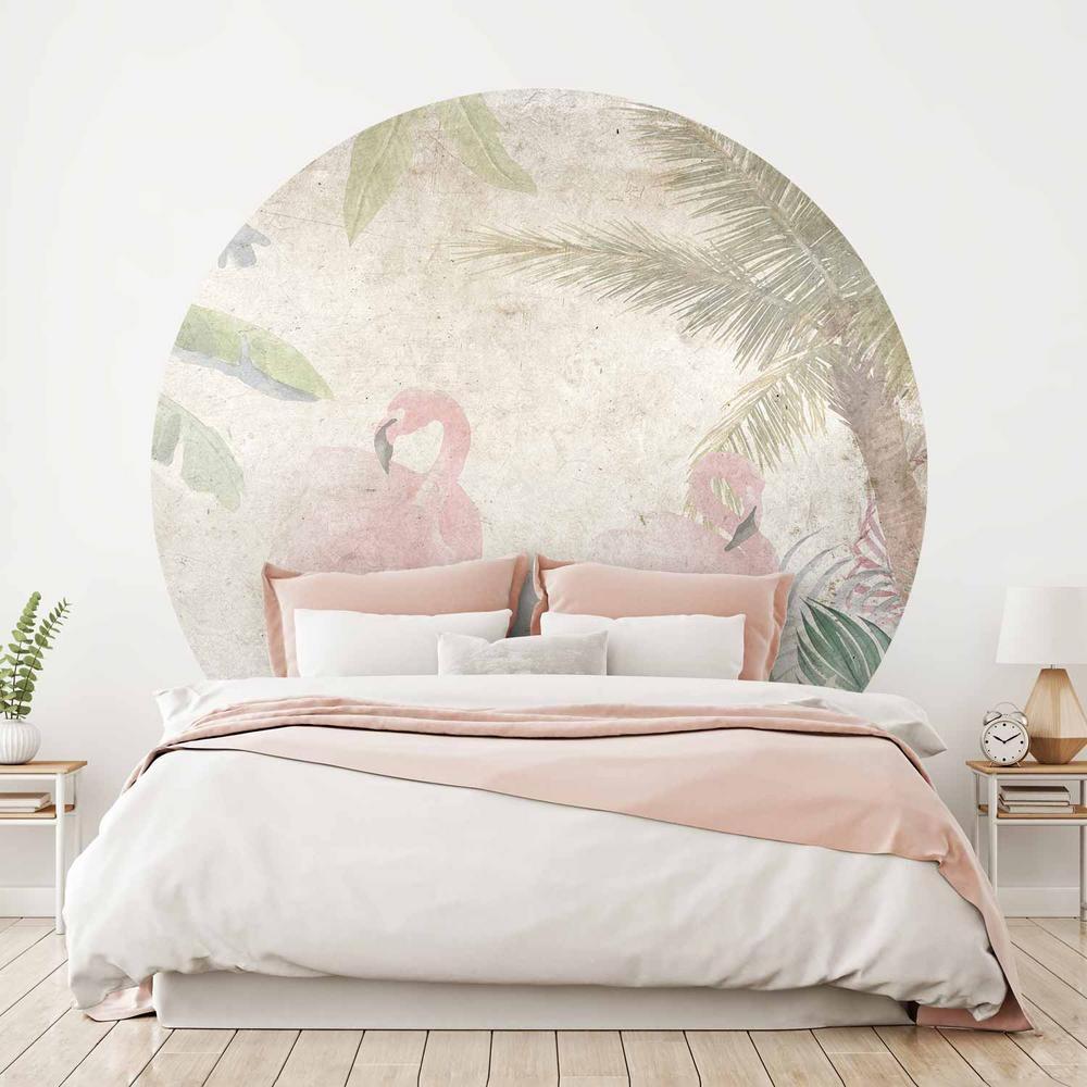 Fototapeta okrągła - Ptaki w dżungli