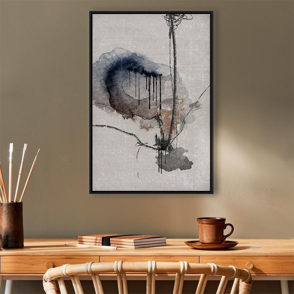 Obraz - Akwarelowe witraże (1-częściowy) pionowy