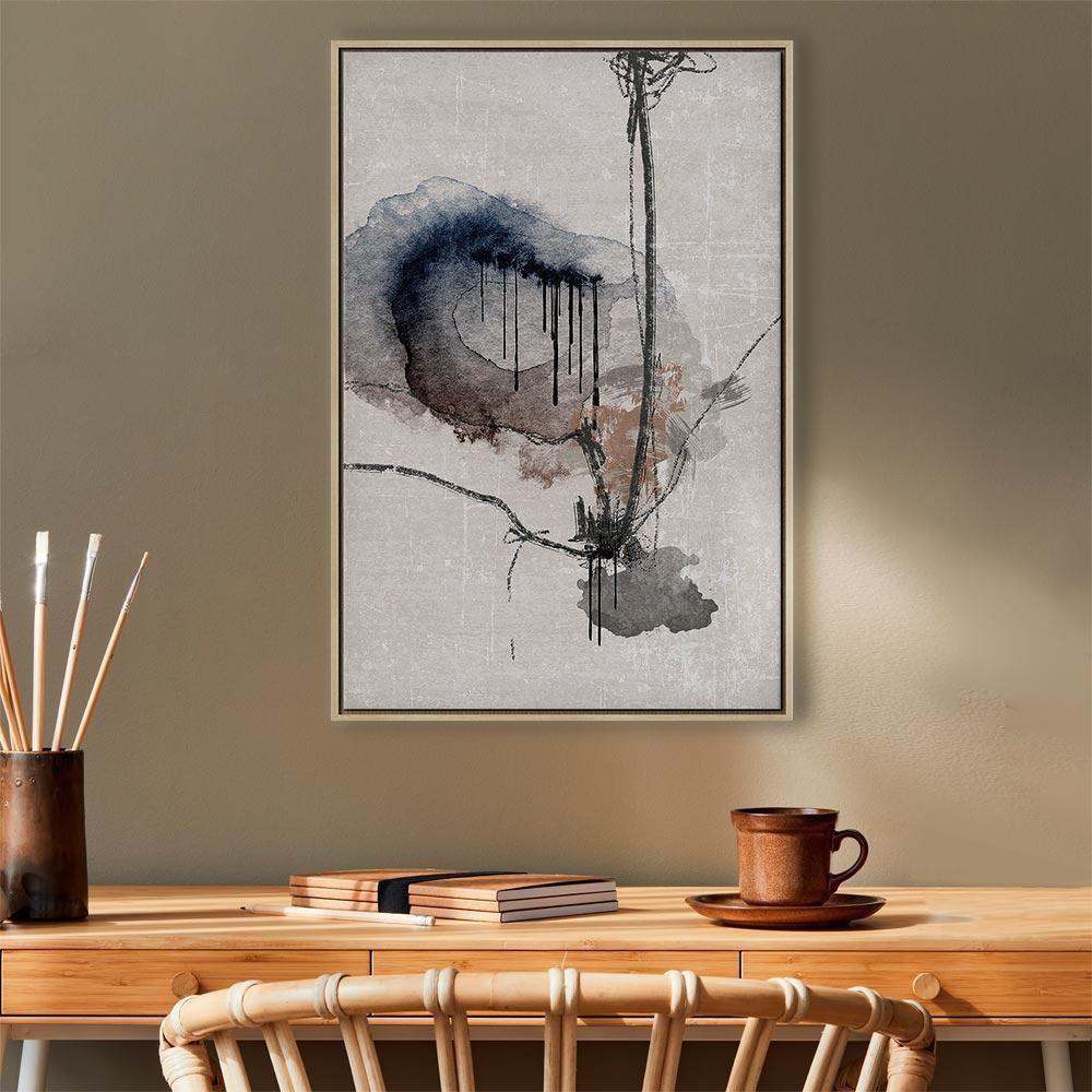 Obraz - Akwarelowe witraże (1-częściowy) pionowy