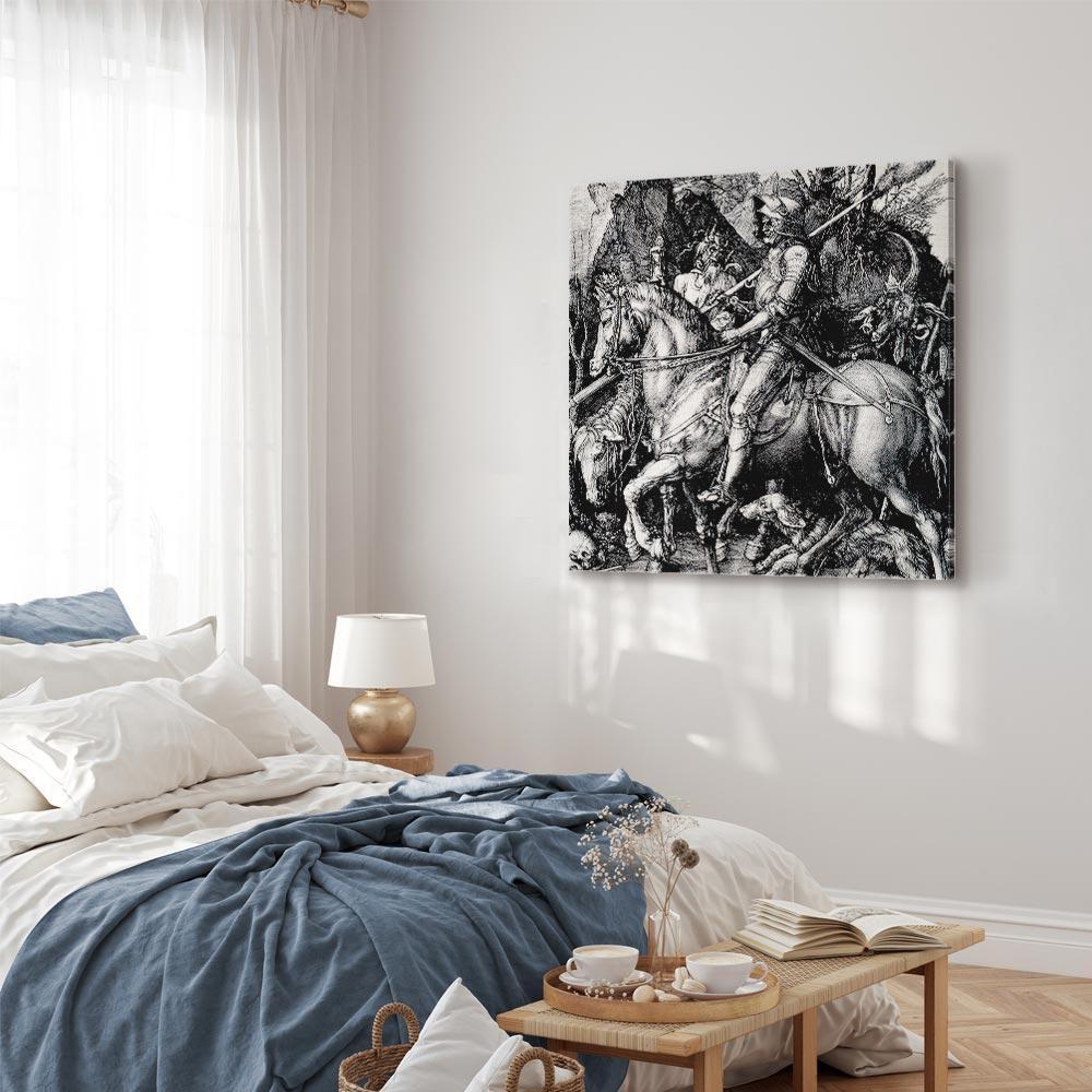 Obraz - Albrecht Dürer – Rycerz, śmierć i diabeł