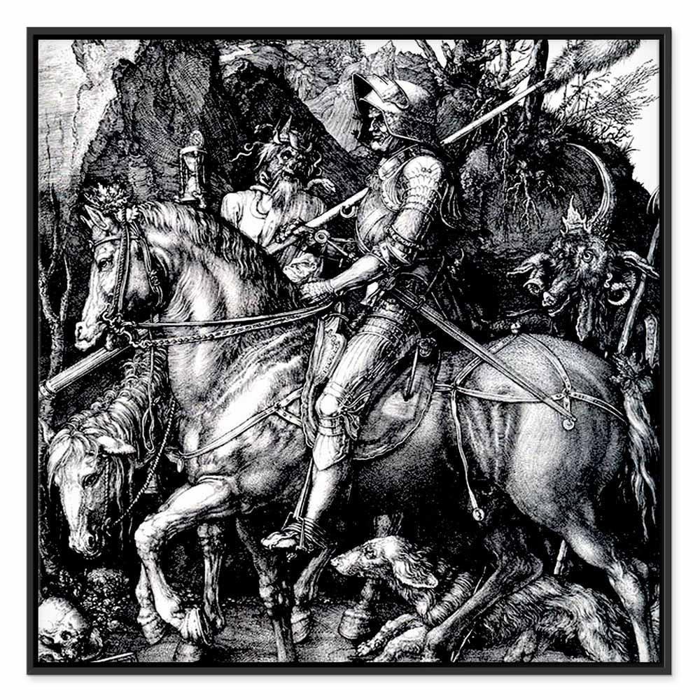 Obraz - Albrecht Dürer – Rycerz, śmierć i diabeł