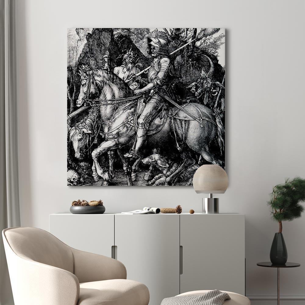 Obraz - Albrecht Dürer – Rycerz, śmierć i diabeł