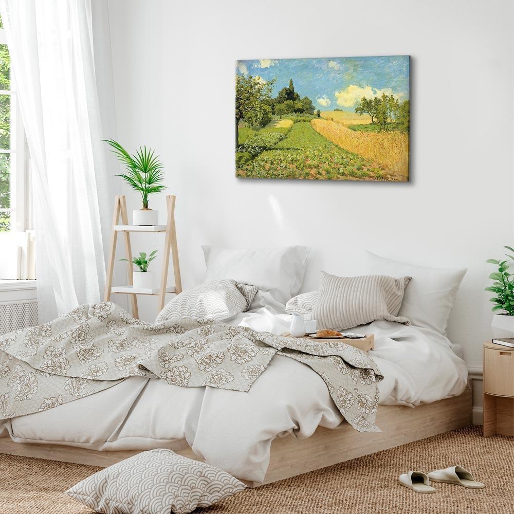 Obraz - Alfred Sisley – Pole pszenicy koło Argenteuil