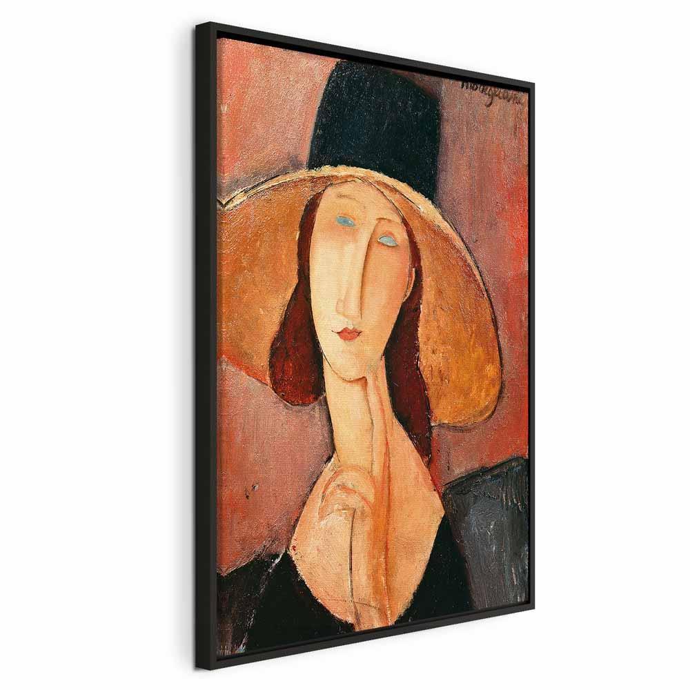 Obraz - Amedeo Modigliani – Portret Jeanne Hebuterne w dużym kapeluszu