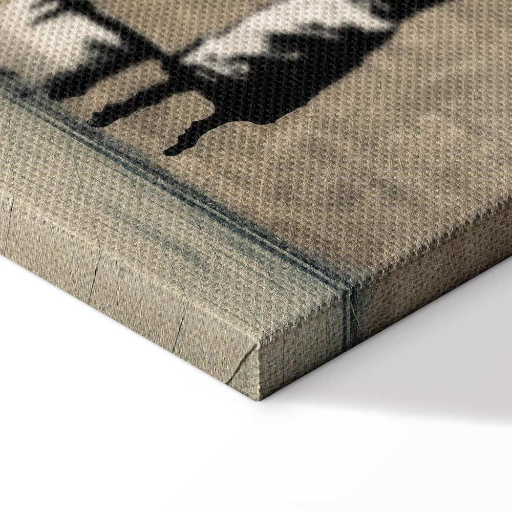 Obraz - Banksy: Pranie zebry na betonie (1-częściowy) szeroki