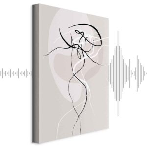 Obraz - Beżowa energia (1-częściowy) pionowy