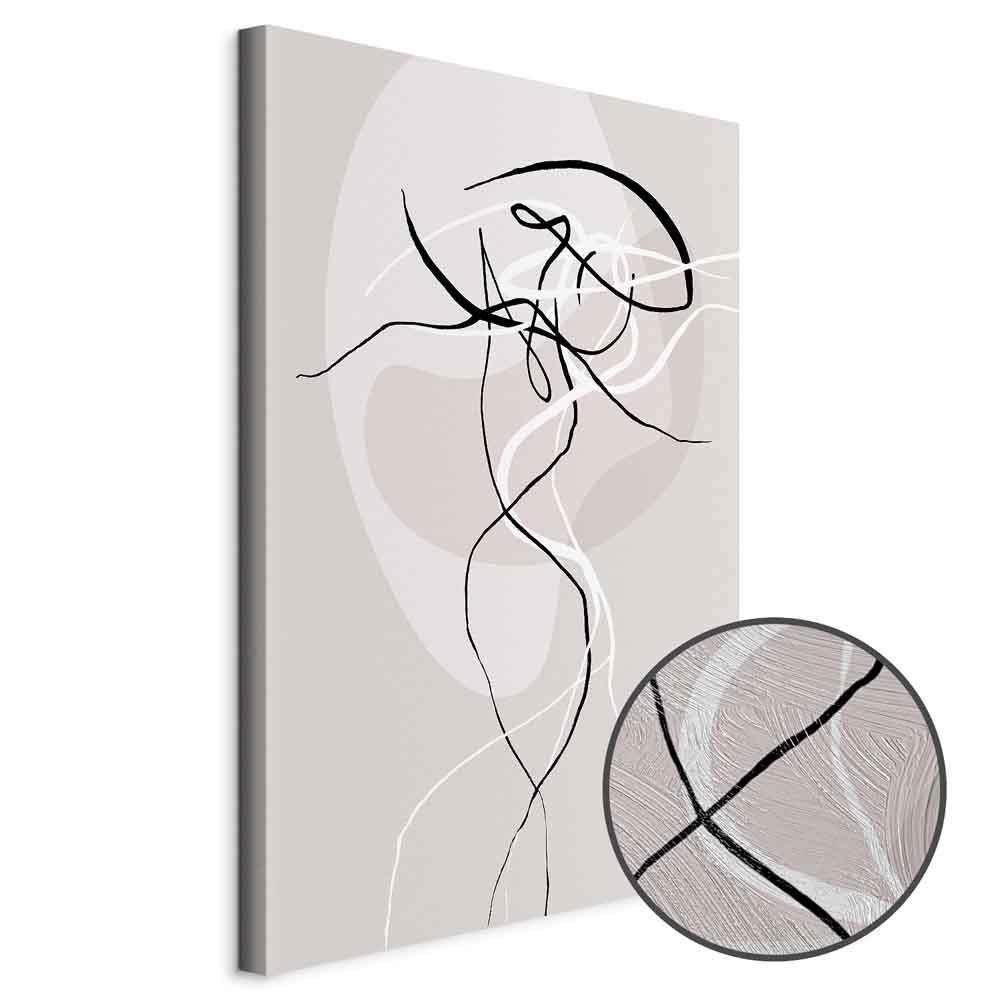 Obraz - Beżowa energia (1-częściowy) pionowy