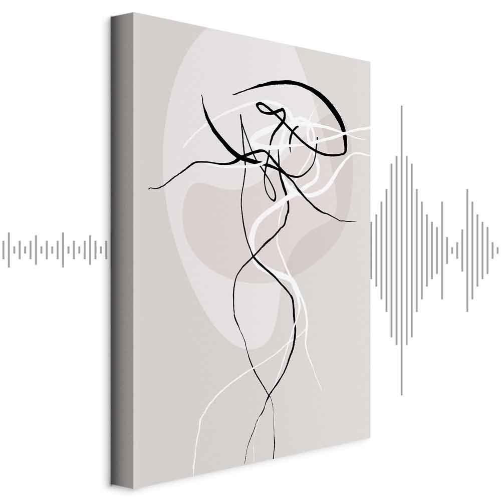 Obraz - Beżowa energia (1-częściowy) pionowy