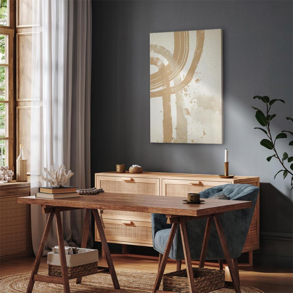 Obraz - Beżowy minimalizm (1-częściowy) pionowy