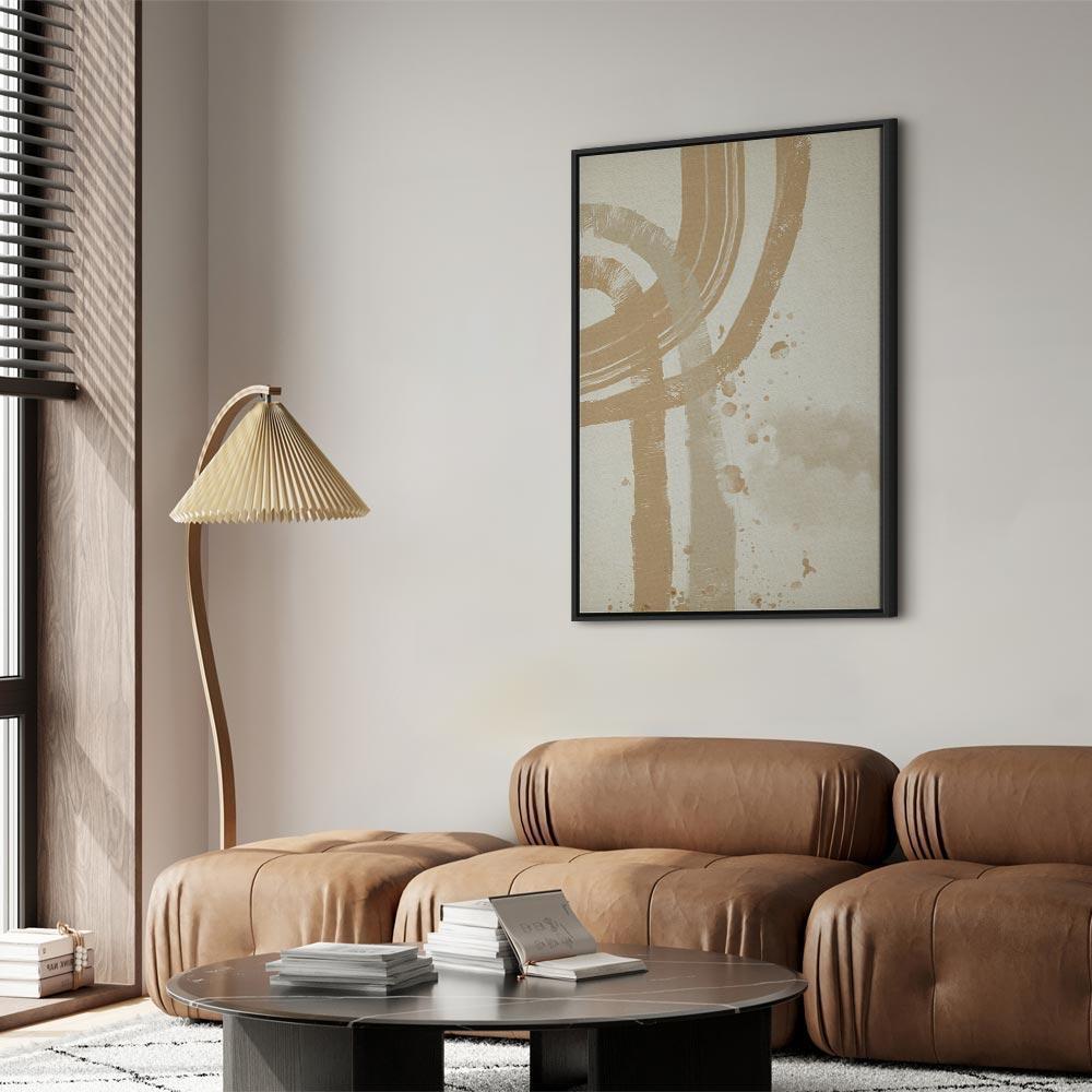 Obraz - Beżowy minimalizm (1-częściowy) pionowy