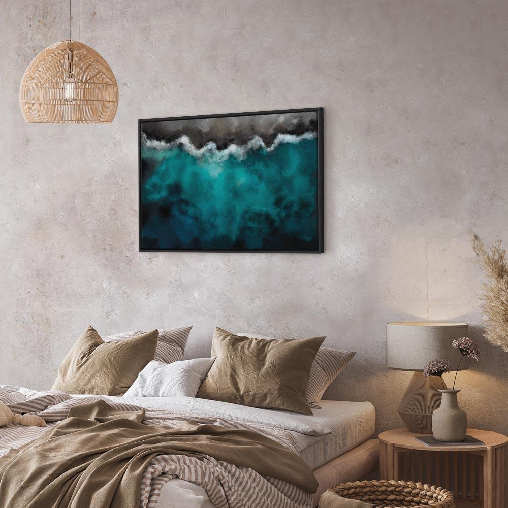 Obraz - Błękitna laguna (1-częściowy) szeroki