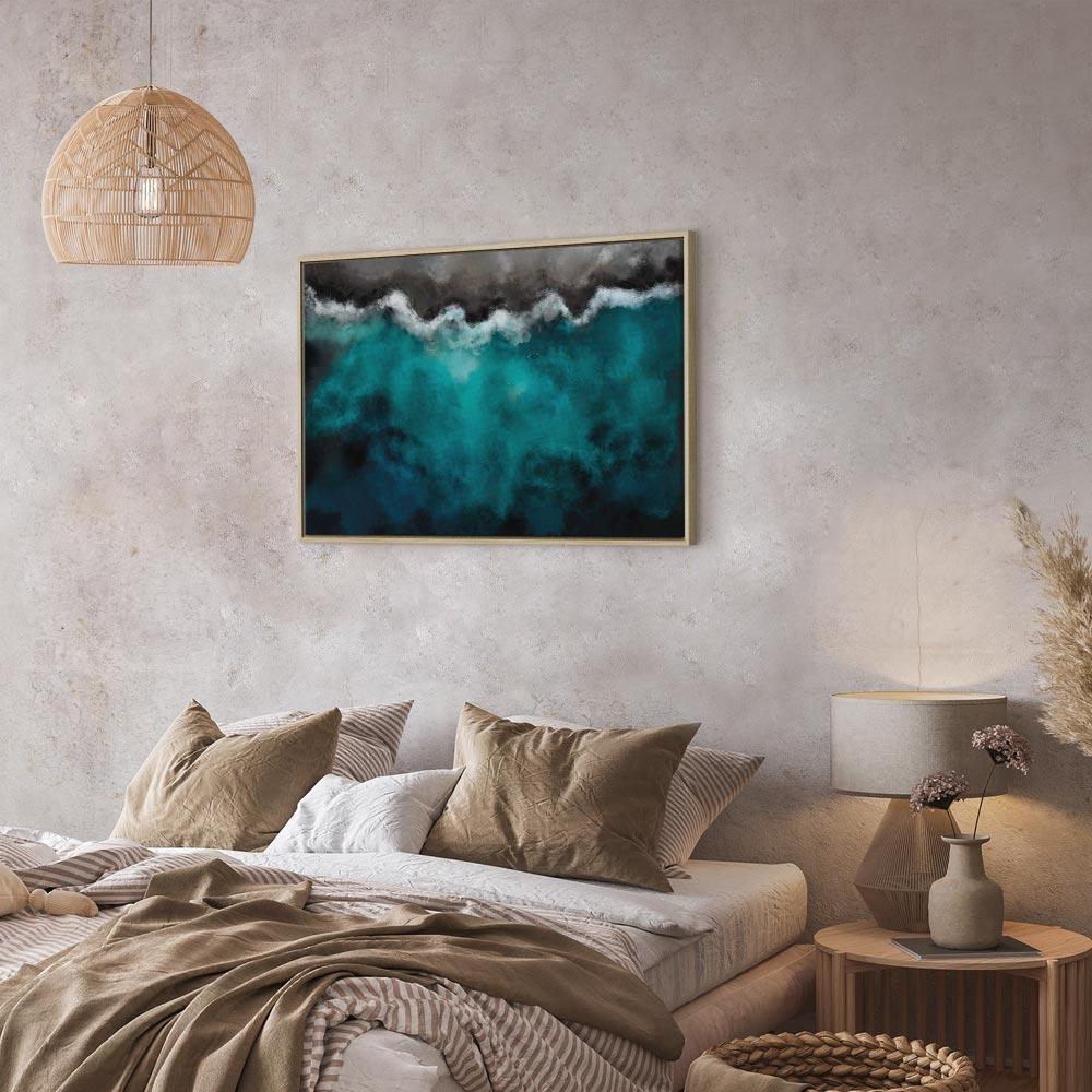 Obraz - Błękitna laguna (1-częściowy) szeroki