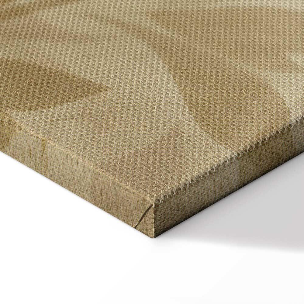 Obraz - Botaniczny motyw z listkami i pnączami w kolorach piaskowych