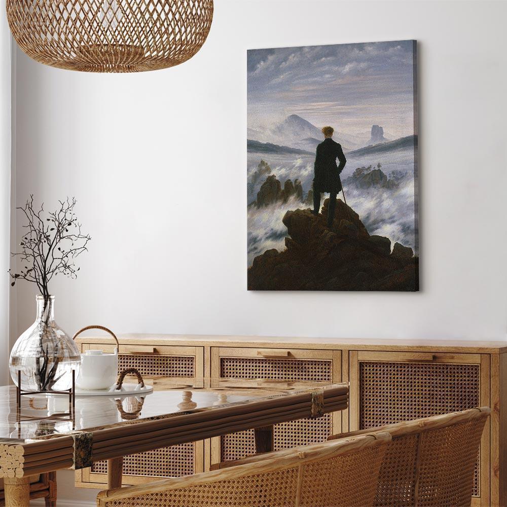 Obraz - Caspar David Friedrich – Wędrowiec nad morzem mgły