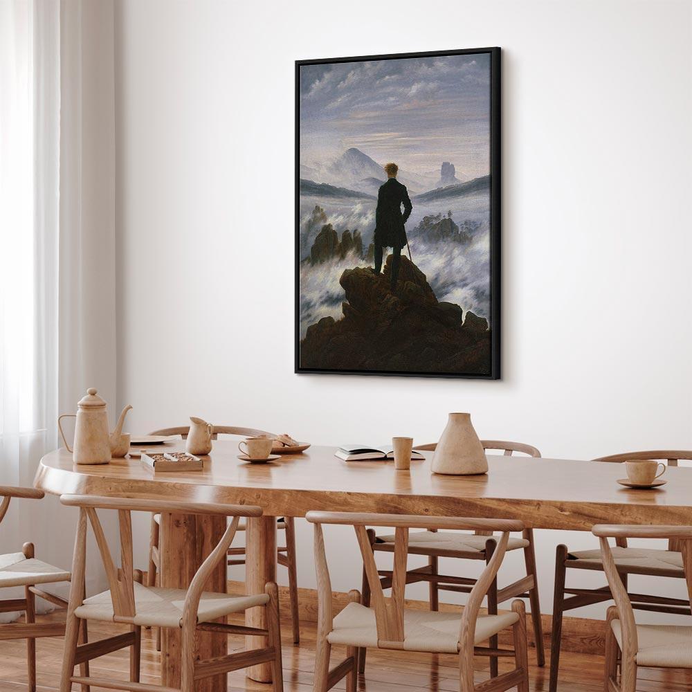 Obraz - Caspar David Friedrich – Wędrowiec nad morzem mgły