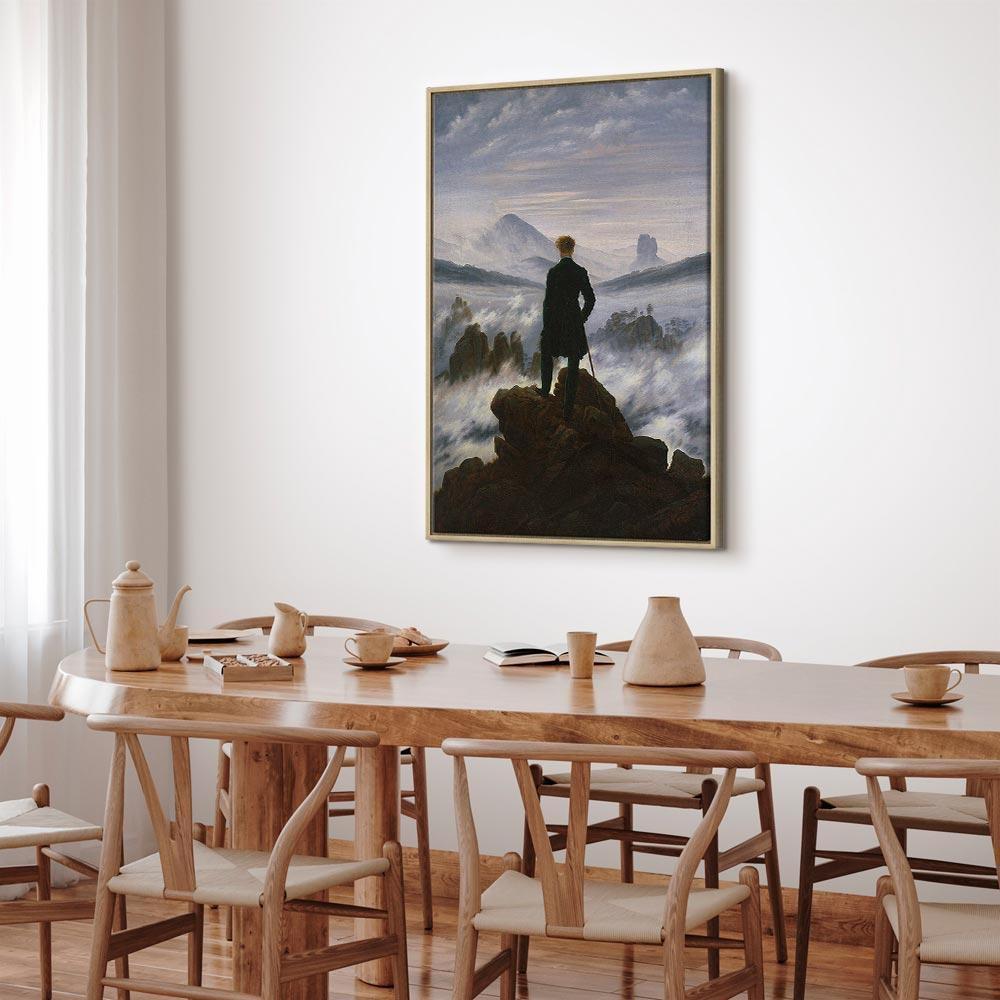 Obraz - Caspar David Friedrich – Wędrowiec nad morzem mgły