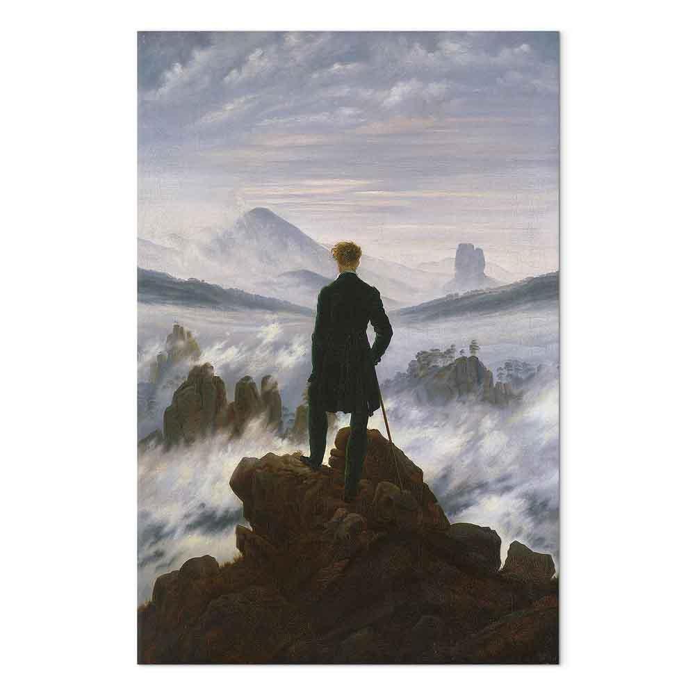 Obraz - Caspar David Friedrich – Wędrowiec nad morzem mgły