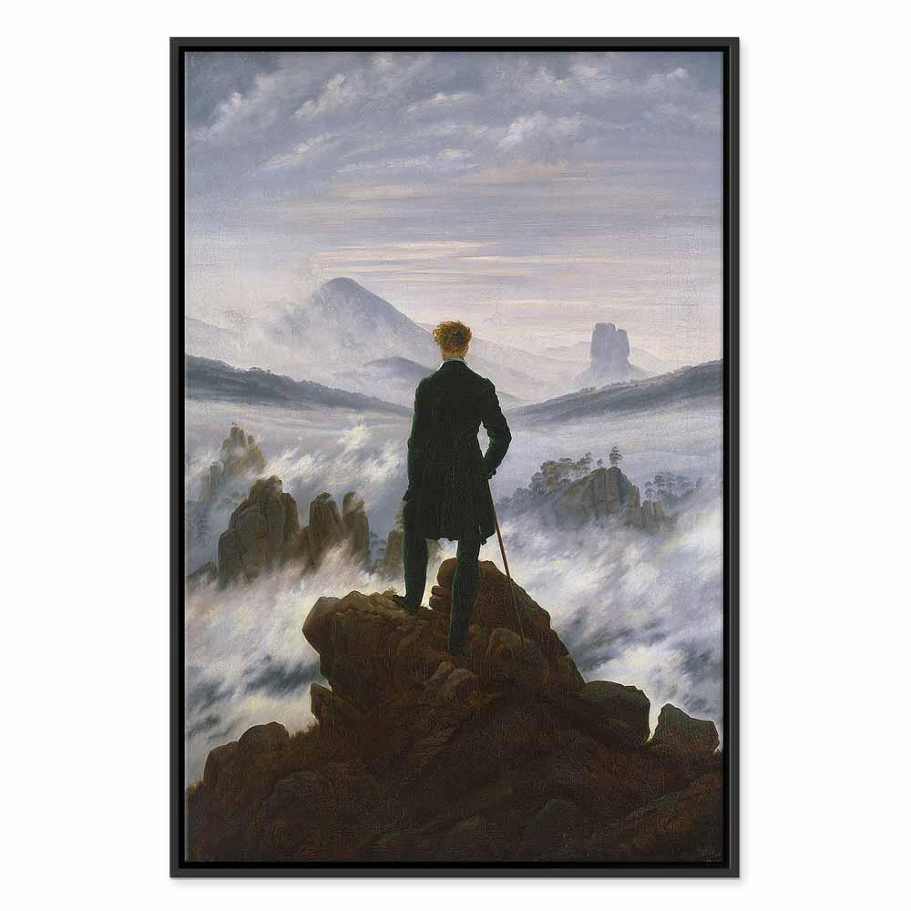 Obraz - Caspar David Friedrich – Wędrowiec nad morzem mgły