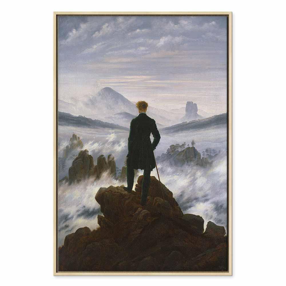 Obraz - Caspar David Friedrich – Wędrowiec nad morzem mgły