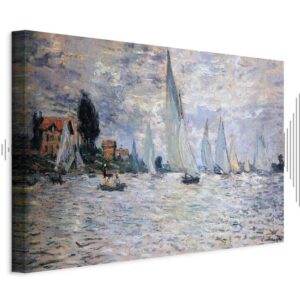 Obraz - Claude Monet - Żaglówki, Regaty w Argenteuil