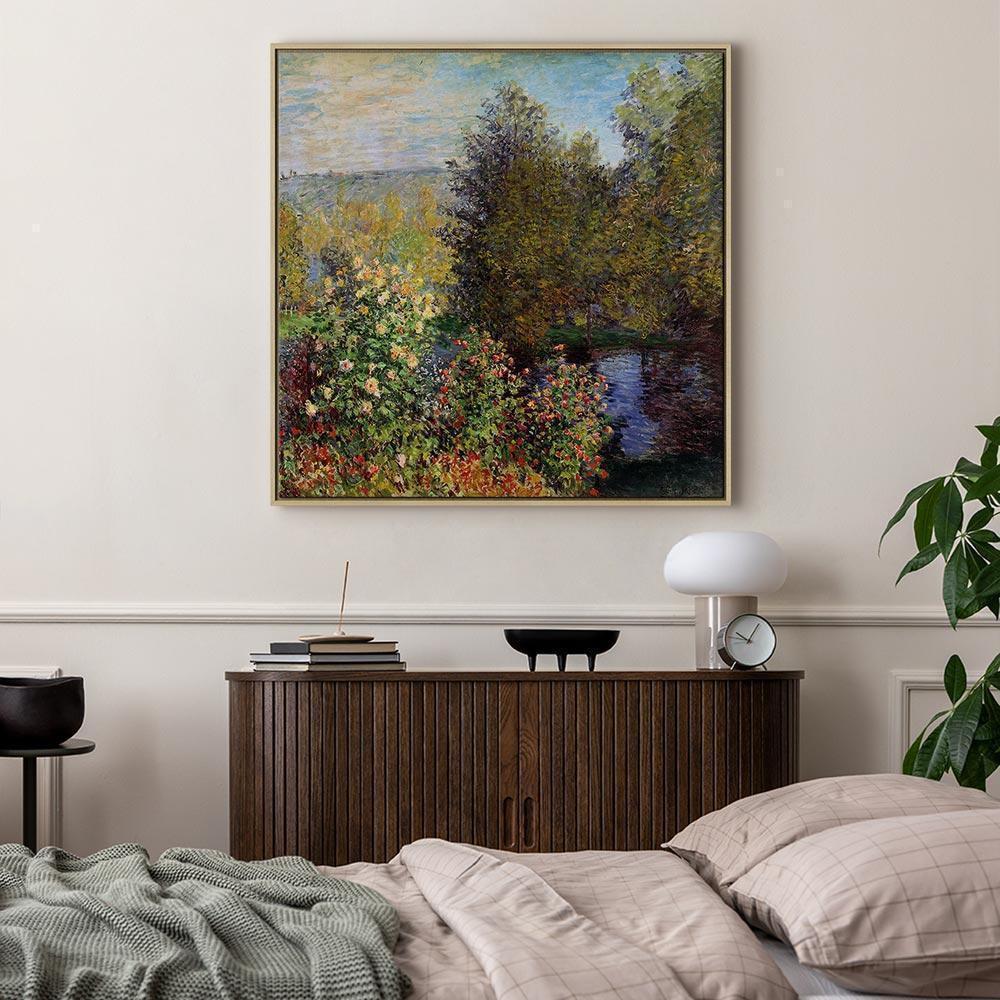 Obraz - Claude Monet – Kącik ogrodowy w Montgeron