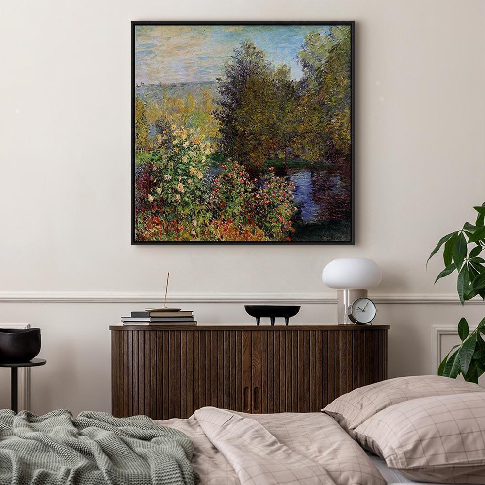 Obraz - Claude Monet – Kącik ogrodowy w Montgeron