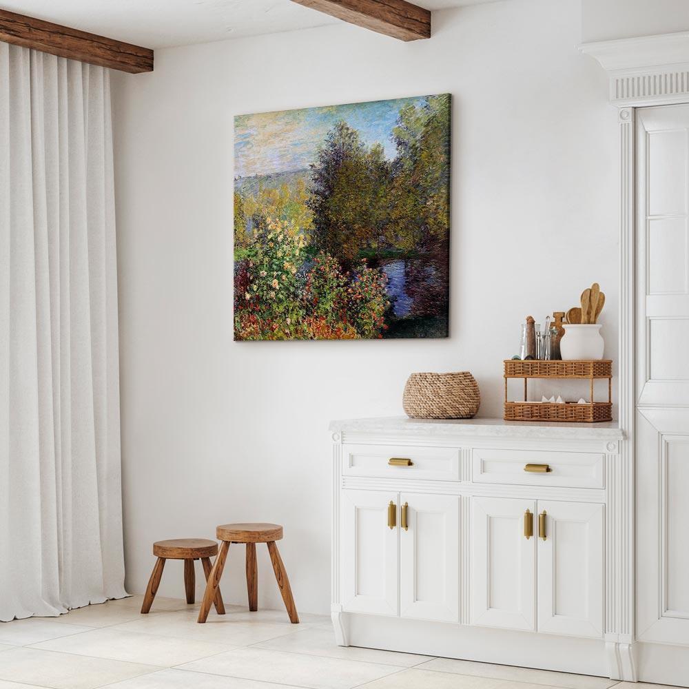 Obraz - Claude Monet – Kącik ogrodowy w Montgeron