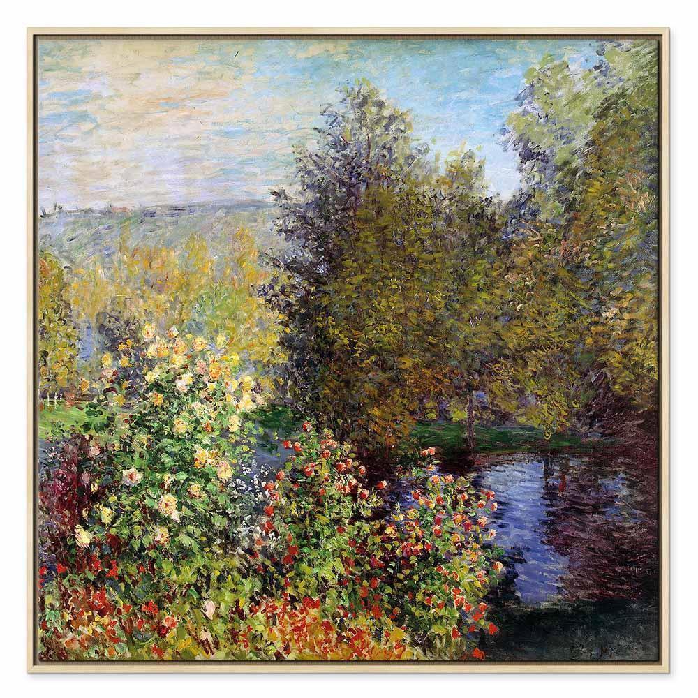 Obraz - Claude Monet – Kącik ogrodowy w Montgeron