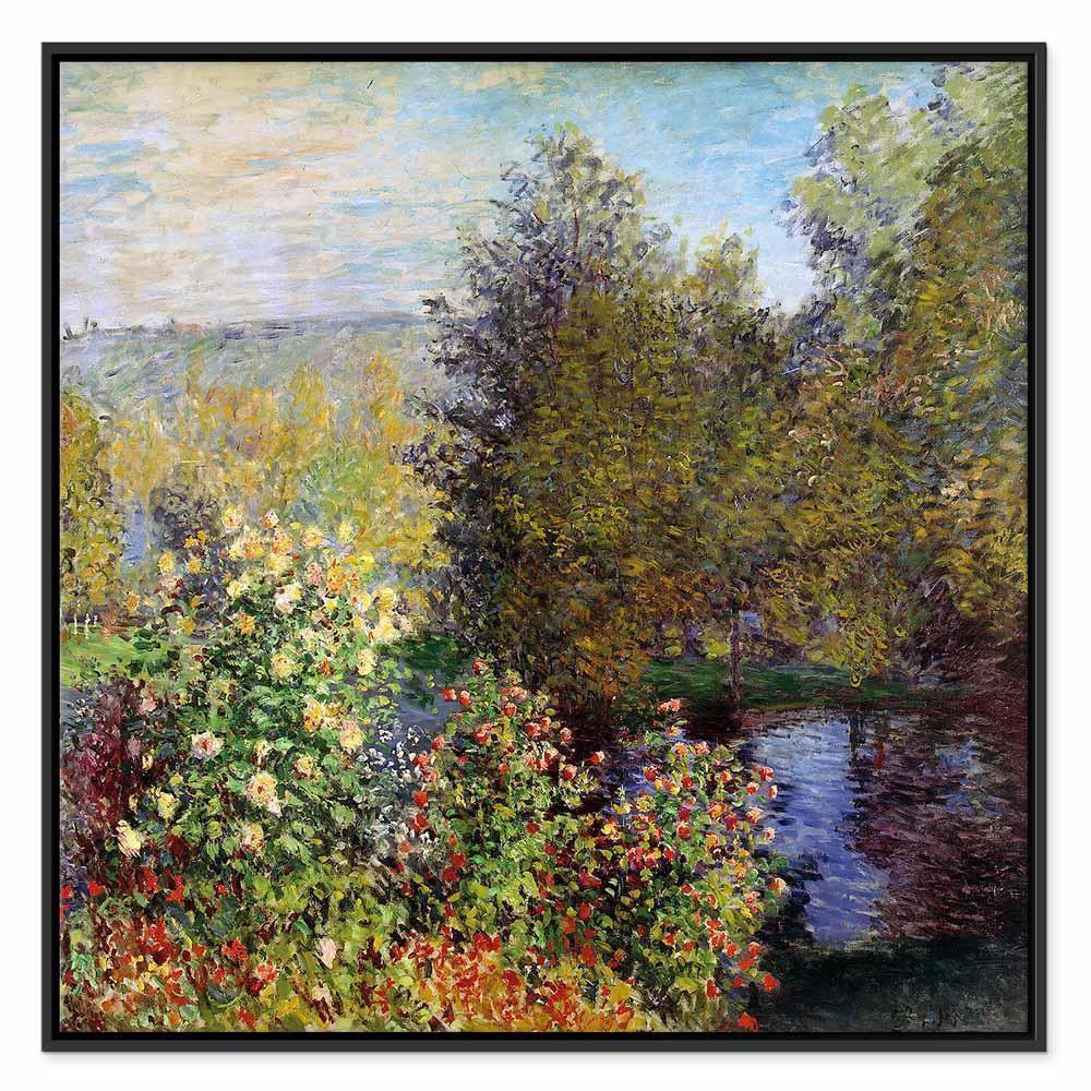 Obraz - Claude Monet – Kącik ogrodowy w Montgeron